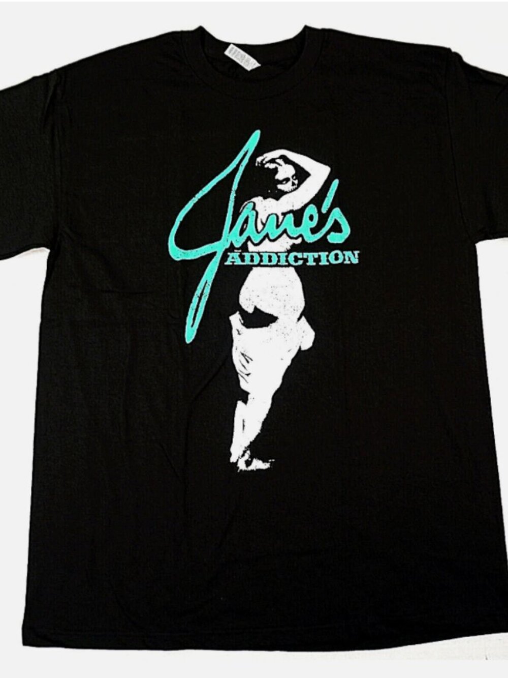 rare JANE'S ADDICTION T-shirt Alternatice Rock Metal Tee Men's Black New xxl
